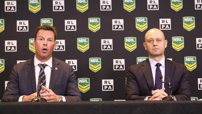 RLPA chief Ian Prendergast and NRL CEO Todd Greenberg have got it wrong. (AAP Image/Daniel Munoz) 