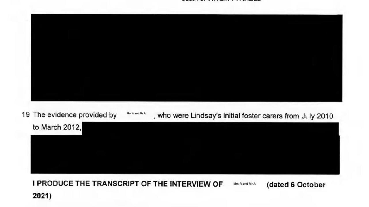 The inquest investigating the disappearance of three-year-old William Tyrrell has censored over 150 pages of evidence.