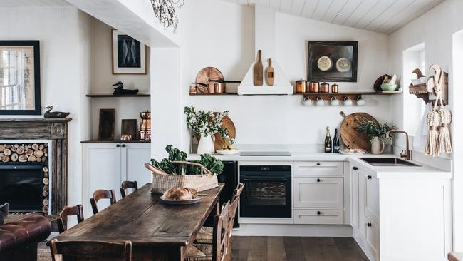 Charleston Cottage’s Duncan suite includes a cosy kitchen and dining space. Picture: Abbie Melle