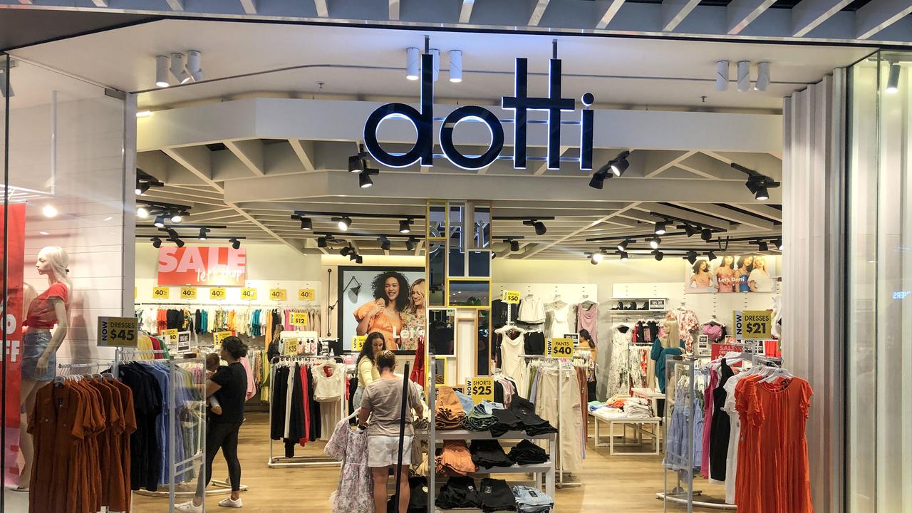 Women’s fashion brand Dotti would remain part of the Apparel Brands business. Picture: NCA NewsWire/Simon Bullard.