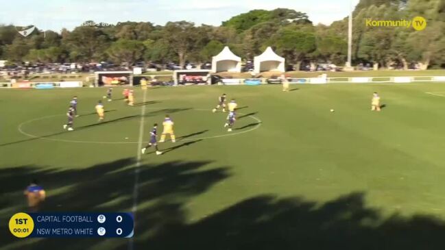 Replay: Capital Football v NSW Metro White (16A) - Football Australia Boys National Youth Championships Day 3