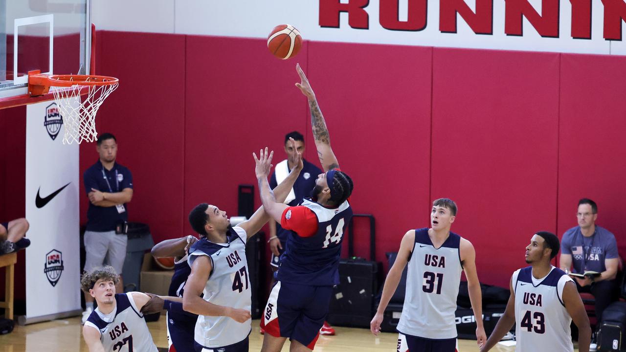 Team USA in a practice session. (Photo by Ethan Miller/Getty Images)