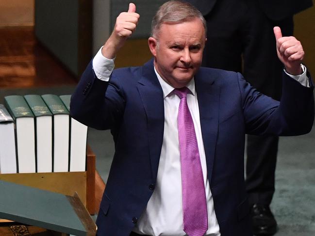 Anthony Albanese saw his approval ratings drop in the latest Newspoll. Picture: Getty Images