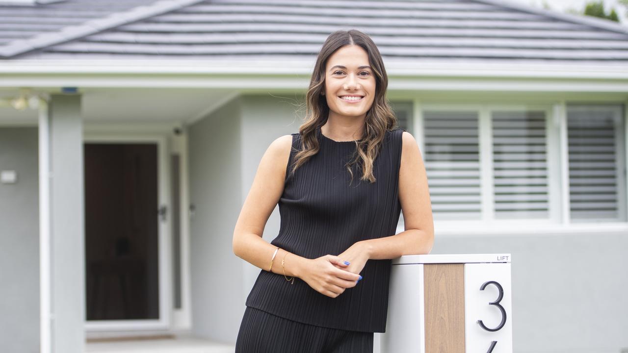 Renee Booth at her Blacktown home. Picture: Jeremy Piper