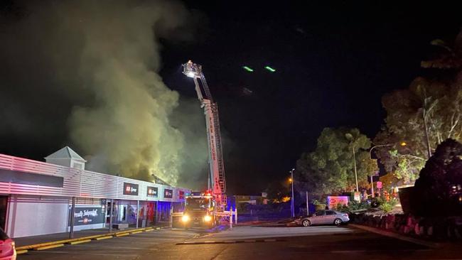 Fireys at the Windaroo shops.