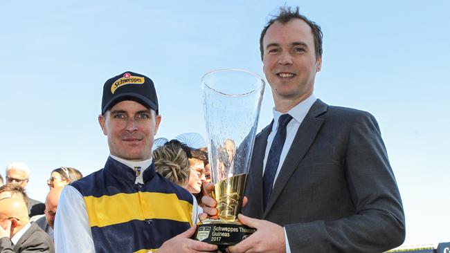 Jockey Luke Nolen and trainer Aaron Purcell will be chasing more silverware with Aloisia on Thursday.