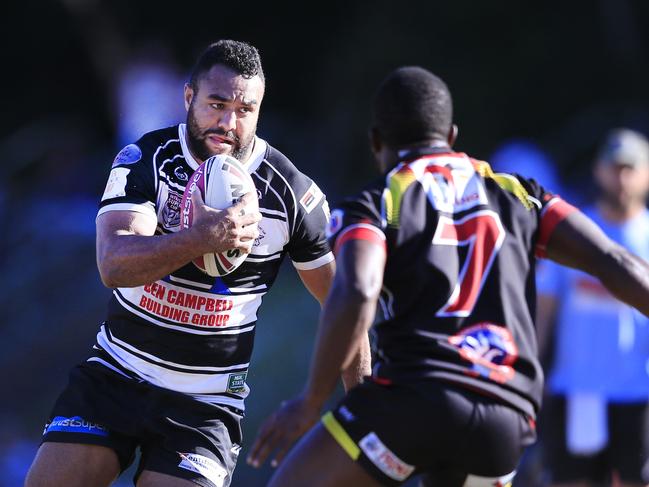 Tristan Lumley from Tweed Heads in action against PNG at Piggabeen Sports Complex on Sunday, March 12. Picture: SMPIMAGES.COM / NEWSCORP.
