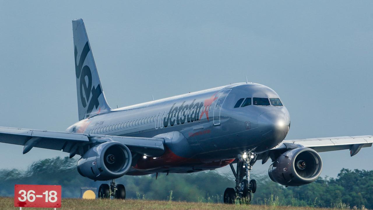 Jetstar says flights could be ‘put back on sale’ if the works don’t commence as planned. Picture: Glenn Campbell