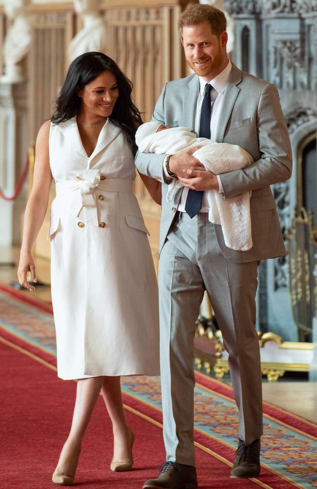 Many have complimented Meghan Markle on her simple, yet chic choice in outfit. Picture: Dominic Lipinski