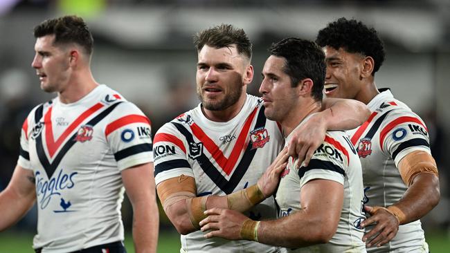 NRL 2023 RD25 Parramatta Eels v Sydney Roosters - Angus Crichton Nat Butcher, celeb NRL PHOTOS