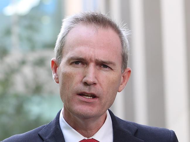 Minister for Immigration, Citizenship and Multicultural Affairs David Coleman holding a press conference at Parliament House in Canberra. Picture Kym Smith