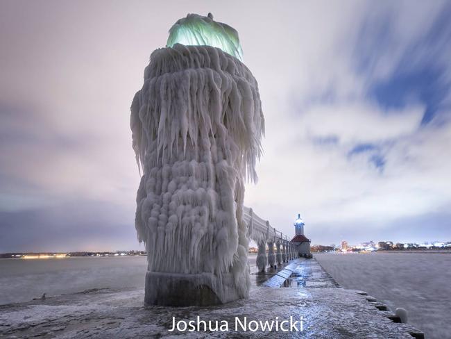 Temperatures in Saint Joseph dropped as low as minus 14C. Picture: Joshua Nowaski Photography