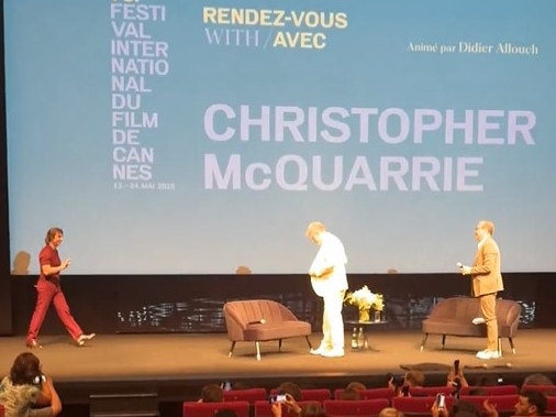 Cruise was a surprise guest at an event in Cannes. Picture: X