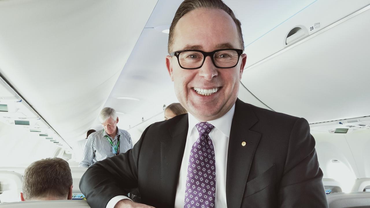 Qantas has changed the booking expiry date three times. Pictured is outgoing Qantas CEO Alan Joyce. Picture: Steve Creedy