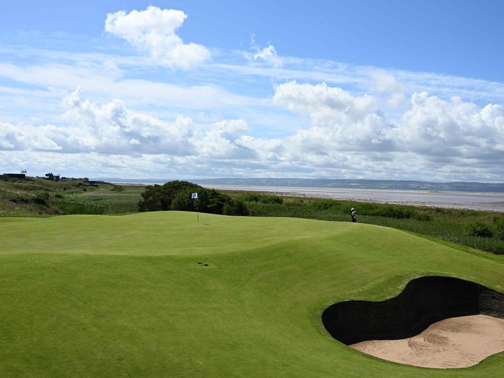 Royal Liverpool 17th hole, The Open Championship 2023: 136-yard par-3 ...