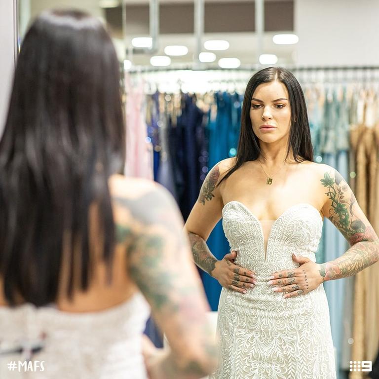 According to Tash’s Instagram account, the cheap dress wasn't the only one she tried on. Picture: Instagram/Tash Herz