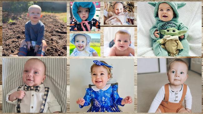 Collage of Burnett Babies