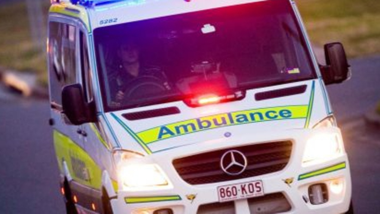 A man has been taken to Hervey Bay Hospital with life-threatening injuries after being thrown from his bike while travelling on the Bruce Highway near Torbanlea.