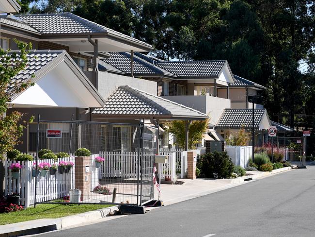 A general view of Anglicares Newmarch House in Western Sydney, Friday, April 17, 2020. The aged care facility has recorded 30 cases of Covid-19 after a staff member worked for six days without knowing she had the virus. (AAP Image/Dan Himbrechts) NO ARCHIVING