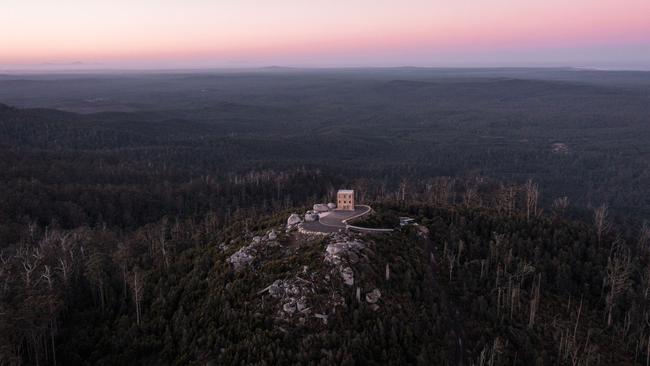 The Keep is in a stunning location in Gould's Country. MUST CREDIT Liam Neal of Near Far Productions ONE-TIME USE ONLY. For TasWeekend travel story. If re-use required check with mag editor Kirsty Eade