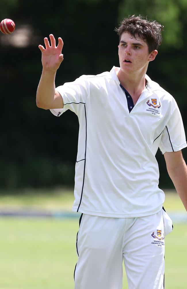 Jem Ryan as a Toowoomba Grammar School First XI player. Picture: Tertius Pickard