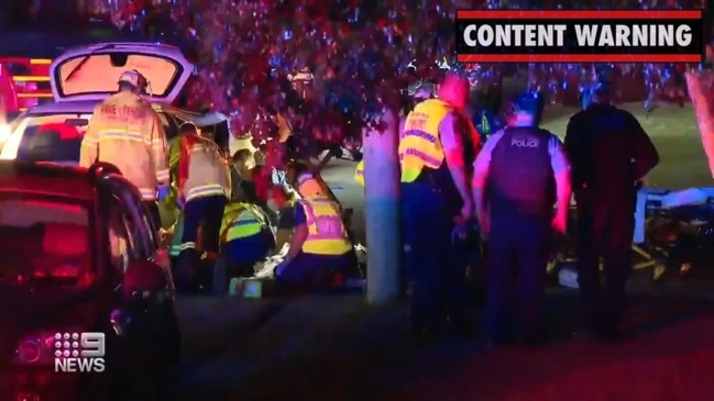 Daughter allegedly dragged down road under mum's car (9 News)