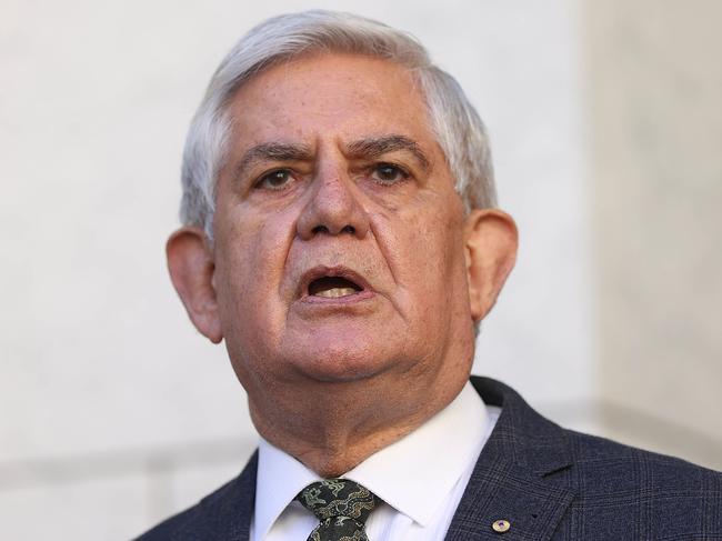 CANBERRA, AUSTRALIA - NewsWire Photos, AUGUST, 17, 2021: Ken Wyatt during a press conference at Parliament House. Picture: NCA NewsWire/Gary Ramage