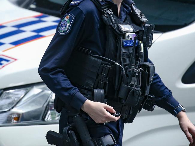 BRISBANE, AUSTRALIA - NewsWire Photos - JANUARY 17, 2025:  A generic photo of Queensland Police in Brisbanes CBD.Picture: NewsWire / Glenn Campbell