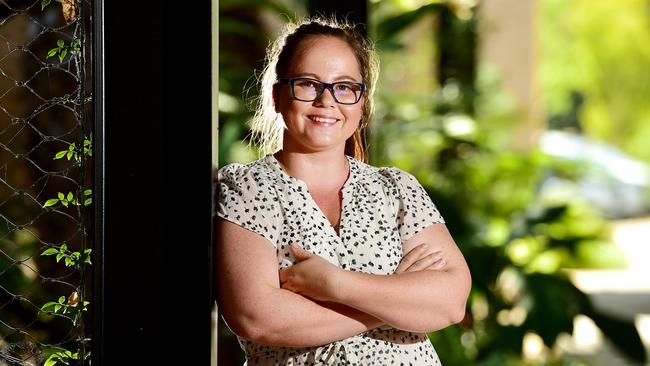 James Cook University celebrating its indigenous graduates with a Handprint Ceremony. Nikitta Joinbee graduating from Bachelor of Vet Medicine.