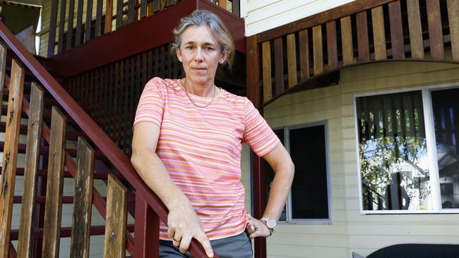 Dr Susan Jacups is living next door to the apartments from hell, with a single tenant making life difficult for everyone in the street. Picture: Brendan Radke