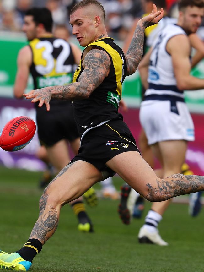 Richmond's Dustin Martin. Picture: Michael Klein