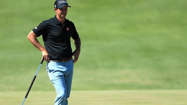 Adam Scott in Las Vegas, Nevada. (Photo by Tom Pennington)