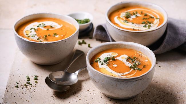 Nothing beats having pumpkin soup to rely on in the freezer for lazy days.