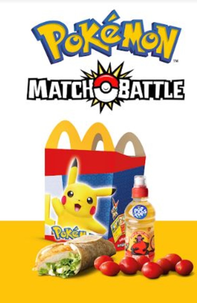 Macca's released Pokemon Match Battle. Picture: Supplied