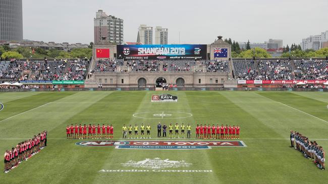 An AFL game in Shanghai is in doubt. Picture: AFL Photos