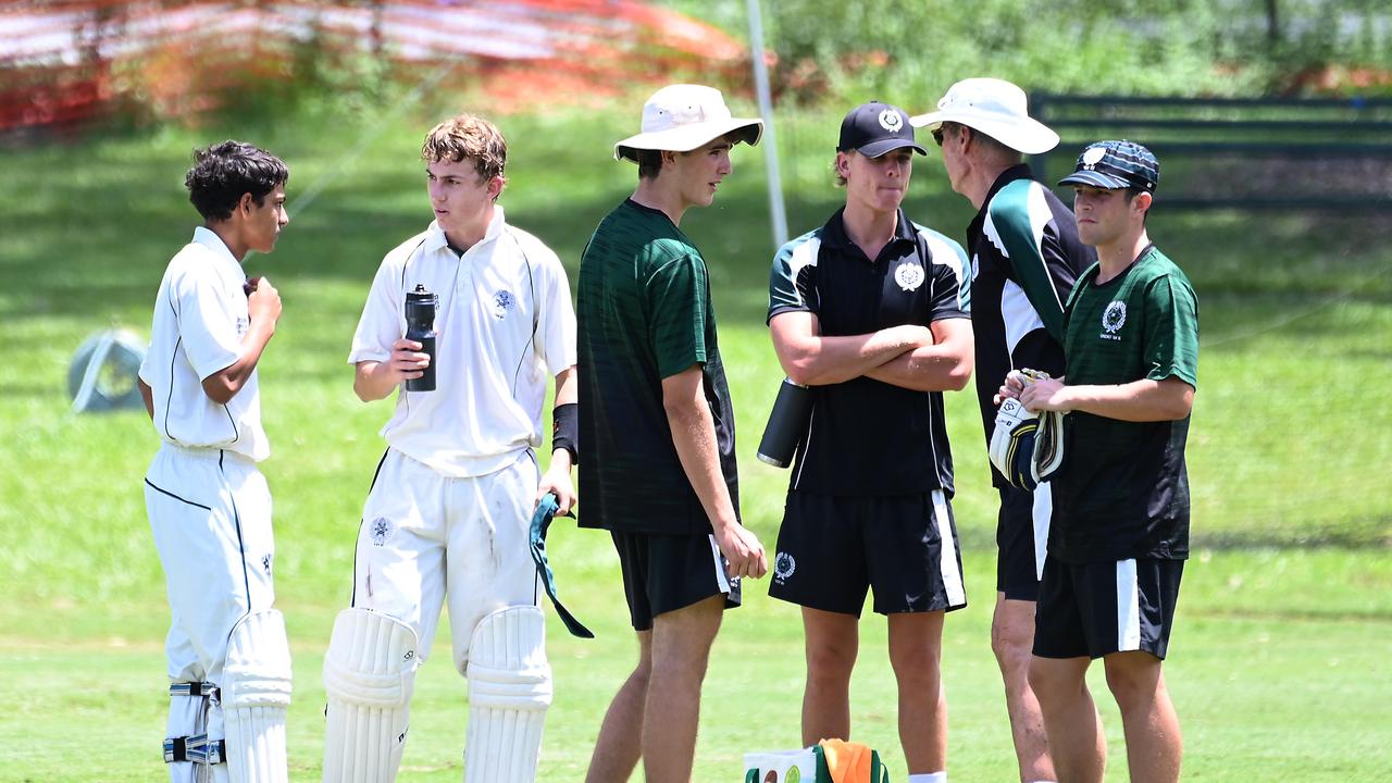 Team BBC GPS first XV cricket between BBC v TSS. Saturday February 17, 2024. Picture, John Gass