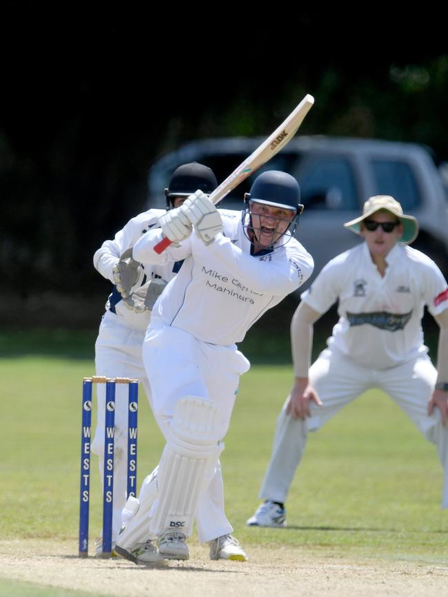 Patrick Jamieson on the way to 54. Picture: Evan Morgan