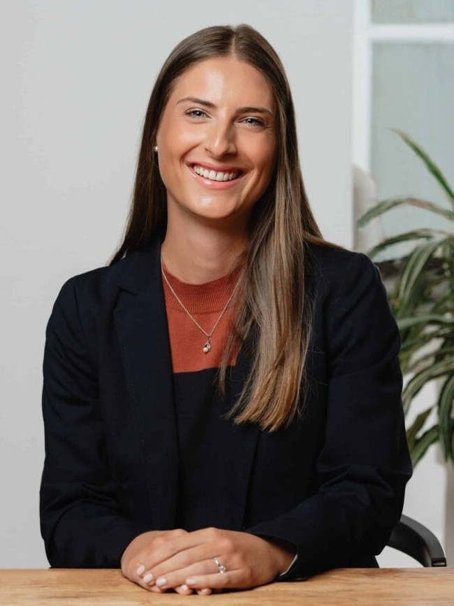 Claire Lesiuk is an associate at Clark Panagakos. Picture: Supplied