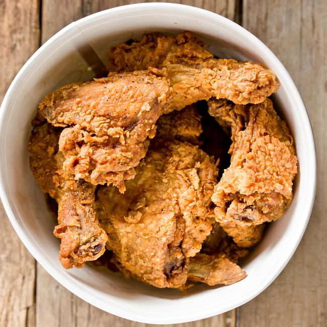 His final meal was a bucket of dark meat fried chicken from KFC. Picture: iStock