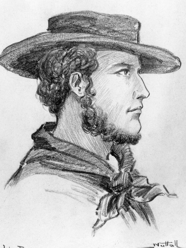 A sketch of John Batman. Picture: State Library of Victoria