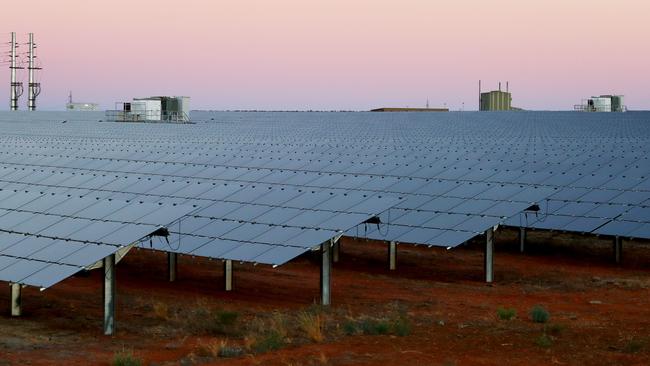 AGL Energy's Broken Hill Solar Farm in NSW. Hollie Adams/The Australian