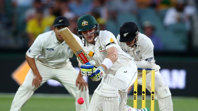 Players have concerns about picking the seam of the pink ball off the pitch. Photo Sarah Reed.