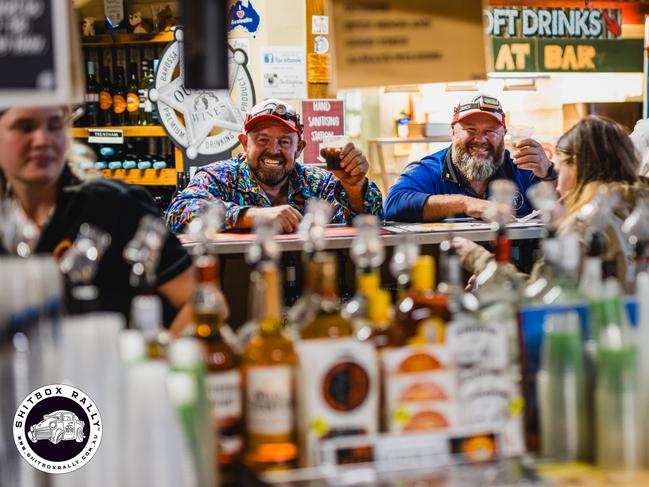 Day 2: Hay to Silverton — Gotta hydrate! Photo: BOX RALLIES