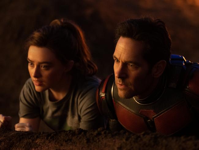 Kathryn Newton as Cassandra "Cassie" Lang and Paul Rudd as Scott Lang/Ant-Man in Ant-Man and the Wasp: Quantumania. Picture: Jay Maidment/Marvel