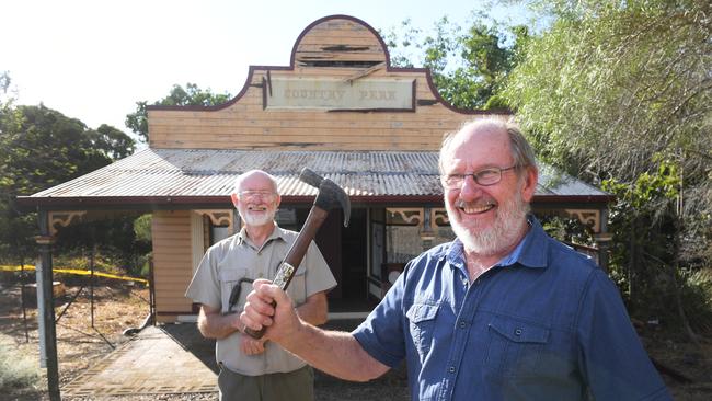 Rosewood Men's Shed Inc. is doing up the old cafe on Marburg Rosewood Road and will use it as their headquarters. Secretary Karl Wesner and president Paul MacMenigall.