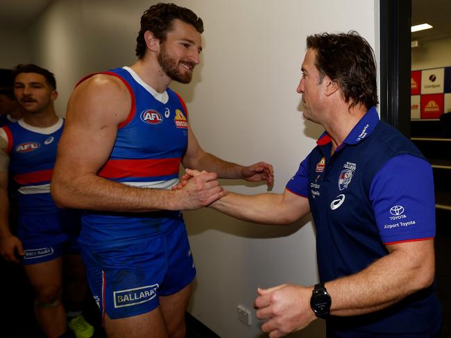 Bontempelli says Luke Beveridge is in a good place. Picture: Michael Willson/AFL Photos via Getty Images