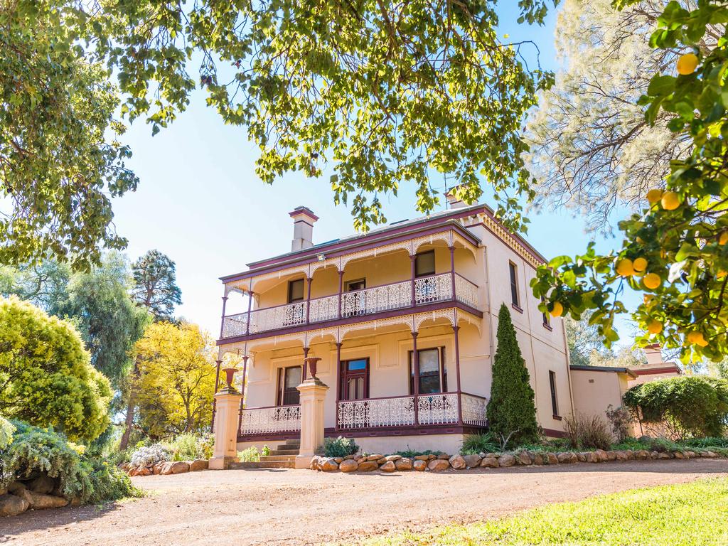 The Chateau at Dookie has been sitting on the crest of a hill overlooking the stunning countryside for 132 years. Photo: Chloe Smith.