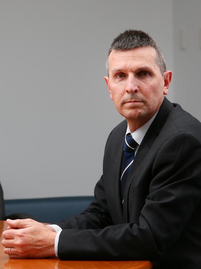 Former CEO Gary Murphy’s legal representative questioned Mr Persson. Picture: Sue Graham