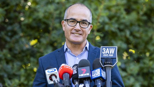 Acting Premier James Merlino says the plan ensures every Victorian family will be able to get the care they deserve. Picture: Aaron Francis