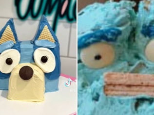 Mum’s Woolies ‘Bluey’ cake hack goes so wrong